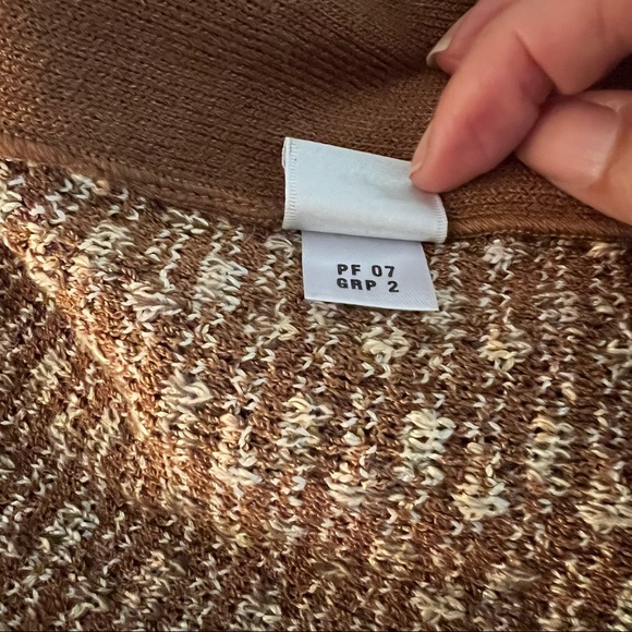 125 St. John Boucle Buttoned Down Brown White Tweed Knit Blazer Jacket Sz 2 - Picture 11 of 14